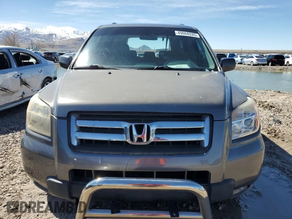 2007 Honda Pilot EX with VIN 2HKYF18437H540082, listed as a Copart auction lot 49068285 with 180,679 mi miles and Salvage Title. Bid and sale history available at DreamBid. Image 5.