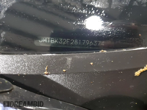 2008 Mazda 3 i Touring with VIN JM1BK32F281796374, listed as a Copart auction lot 52817735 with 216,432 mi miles and Salvage Title. Bid and sale history available at carsss.com. Image 14.