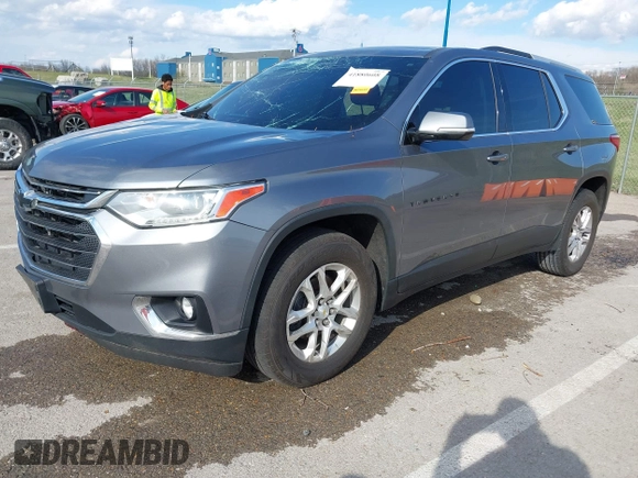 2018 Chevrolet Traverse LT Cloth with VIN 1GNERGKW9JJ216082, listed as a IAAI auction lot 41880608 with 130,084 mi miles and . Bid and sale history available at DreamBid. Image 18.