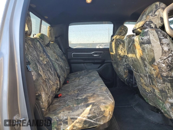 2021 Ram 1500 Big Horn with VIN 1C6SRFMT5MN664350, listed as a Copart auction lot 41986155 with 63,800 mi miles and Salvage title. Bid and sale history available at DreamBid. Image 10.