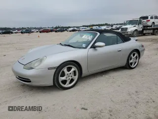 2000 Porsche 911 with VIN WP0CA2994YS652675, listed as a Copart auction lot 45730075 with 121,584 mi miles and Salvage title. Bid and sale history available at DreamBid. Image 1.