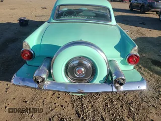 1955 Ford Thunderbird with VIN P5FH221611, listed as a Copart auction lot 61403814 with 16,558 mi miles and Salvage Title. Bid and sale history available at DreamBid. Image 6.