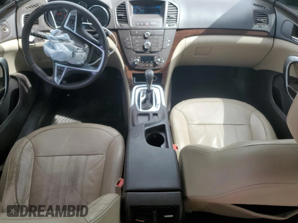 2011 Buick Regal CXL RL1 with VIN W04GN5EC2B1034061, listed as a Copart auction lot 56745145 with 133,438 mi miles and Salvage title. Bid and sale history available at DreamBid. Image 8.