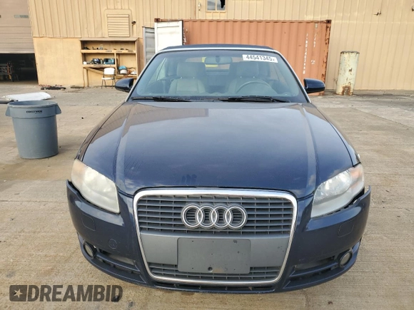2007 Audi A4 2.0T z VIN WAUAF48H47K016976, wystawiony jako Copart lot #44541345 z przebiegiem 148 908 mil mil oraz Czysty tytuł • Clean title. Historia ofert i sprzedaży dostępna na DreamBid. Obrazek 5.