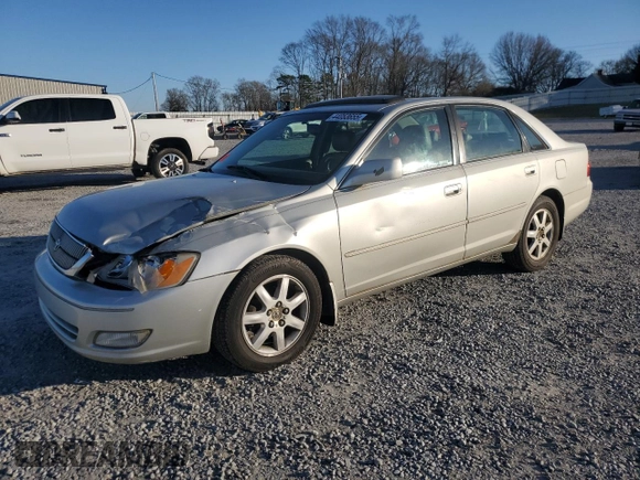 2001 Toyota Avalon XL w/Bucket Seats with VIN 4T1BF28B21U148374, listed as a Copart auction lot 44053655 with 193,490 mi miles and Salvage Title. Bid and sale history available at carsss.com. Image 1.