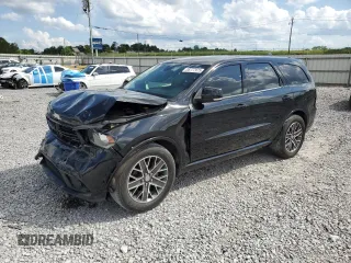 2018 Dodge Durango GT z VIN 1C4RDHDG0JC114680, wystawiony jako Copart lot #55777975 z przebiegiem 106 601 mil mil oraz Szkoda całkowita • Salvage title. Historia ofert i sprzedaży dostępna na DreamBid. Obrazek 1.