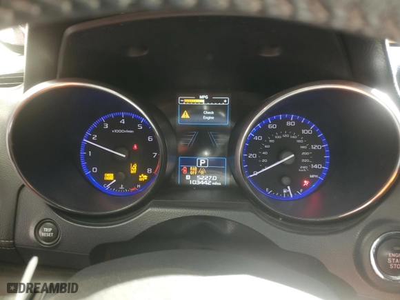2019 Subaru Legacy Limited with VIN 4S3BNAN6XK3008606, listed as a Copart auction lot 46222465 with 103442 miles and Salvage Title. Bid and sale history available at carsss.com. Image 9.