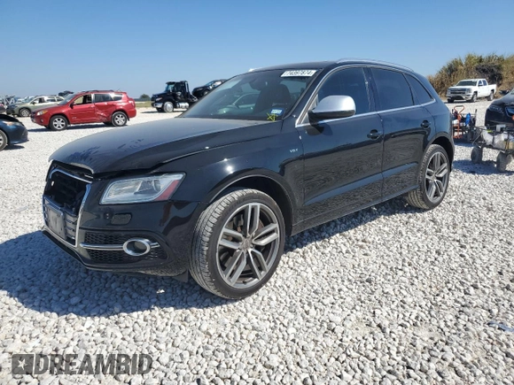 2014 Audi SQ5 Prestige with VIN WA1VGAFP0EA060996, listed as a Copart auction lot 74397874 with 116,695 mi miles and Salvage title. Bid and sale history available at DreamBid. Image 1.