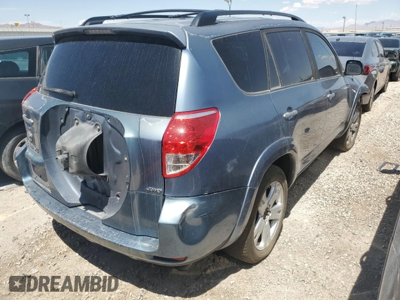 2006 Toyota RAV4 Sport with VIN JTMBD32V165006098, listed as a Copart auction lot 54634335 with Not provided miles and Non repairable. Bid and sale history available at DreamBid. Image 3.