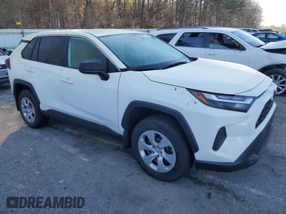 2024 Toyota RAV4 LE with VIN 2T3H1RFV8RC285919, listed as a Copart auction lot 46389735 with 5,828 mi miles and Salvage Title. Bid and sale history available at carsss.com. Image 4.