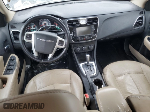 2012 Chrysler 200 Limited with VIN 1C3CCBCG2CN162104, listed as a Copart auction lot 45148505 with 129,003 mi miles and Salvage Title. Bid and sale history available at DreamBid. Image 8.