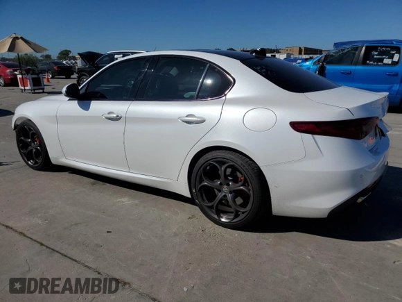 2019 Alfa Romeo Giulia Ti Sport with VIN ZARFAMBN2K7604513, listed as a Copart auction lot 72937274 with 59,867 mi miles and Clean Title. Bid and sale history available at carsss.com. Image 2.
