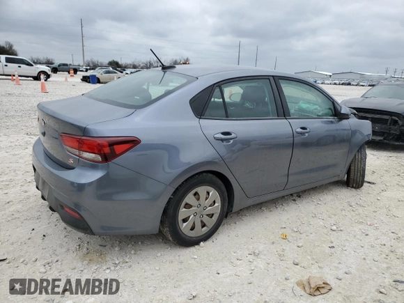 2020 Kia Rio S with VIN 3KPA24AD7LE267638, listed as a Copart auction lot 44261595 with 89,615 mi miles and Salvage Title. Bid and sale history available at carsss.com. Image 3.