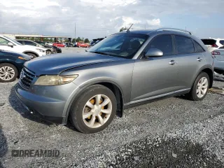 2008 Infiniti FX z VIN JNRAS08W48X205511, wystawiony jako Copart lot #60846175 z przebiegiem 144 563 mil mil oraz Szkoda całkowita • Salvage title. Historia ofert i sprzedaży dostępna na DreamBid. Obrazek 1.