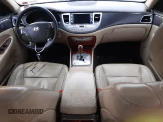 2012 Hyundai Genesis 3.8L with VIN KMHGC4DD0CU151231, listed as a Copart auction lot 80596053 with 104,595 mi miles and Salvage Title. Bid and sale history available at carsss.com. Image 8.