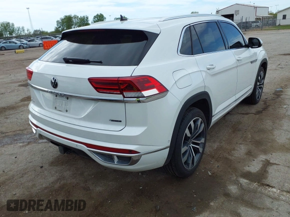 2023 Volkswagen Atlas SEL Premium R-Line z VIN 1V2FE2CA8PC221736, wystawiony jako IAAI lot #42155629 z przebiegiem 54 394 mil mil oraz . Historia ofert i sprzedaży dostępna na DreamBid. Obrazek 4.