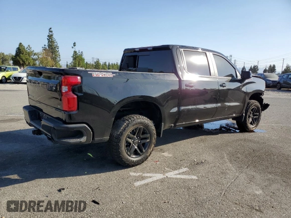 2023 Chevrolet Silverado 1500 LT Trail Boss with VIN 3GCUDFED8PG364449, listed as a Copart auction lot 71685704 with 13,637 mi miles and Salvage Title. Bid and sale history available at DreamBid. Image 3.