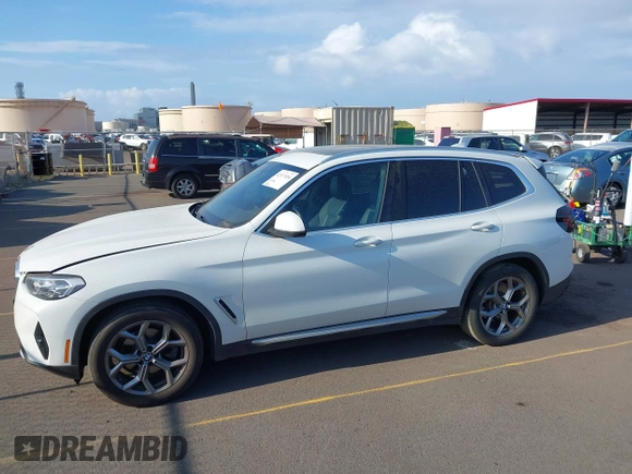 2022 BMW X3 sDrive30i with VIN 5UX43DP05N9K99492, listed as a IAAI auction lot 42137454 with 42,401 mi miles and . Bid and sale history available at DreamBid. Image 6.