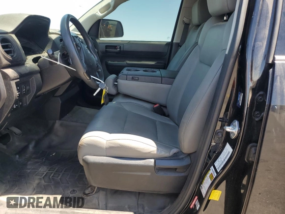 2021 Toyota Tundra SR with VIN 5TFTY5F17MX011626, listed as a Copart auction lot 56368065 with 43,949 mi miles and Salvage title. Bid and sale history available at DreamBid. Image 7.