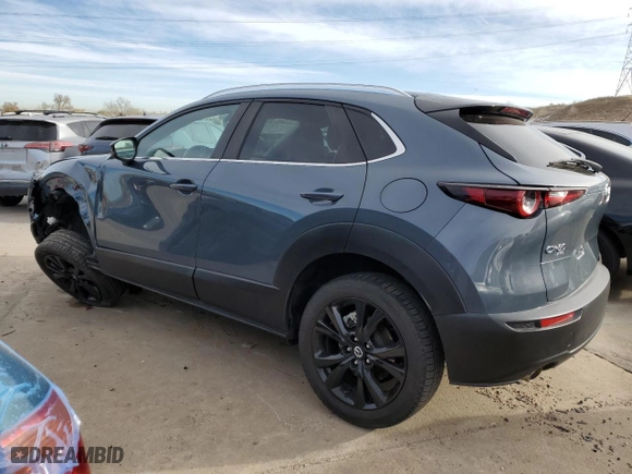 2022 Mazda CX-30 2.5 S Carbon Edition with VIN 3MVDMBCL1NM430355, listed as a Copart auction lot 79948354 with 39,623 mi miles and Salvage Title. Bid and sale history available at carsss.com. Image 2.