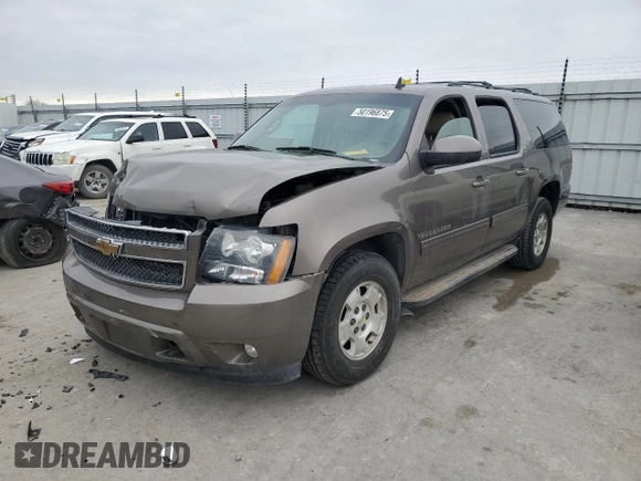 2011 Chevrolet Suburban LT with VIN 1GNSKJE36BR333157, listed as a Copart auction lot 50196875 with 147,448 mi miles and Salvage Title. Bid and sale history available at carsss.com. Image 1.