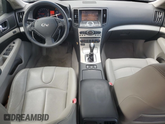 2007 Infiniti G35 Journey with VIN JNKBV61E37M724595, listed as a Copart auction lot 75859344 with 69,052 mi miles and Salvage Title. Bid and sale history available at DreamBid. Image 8.