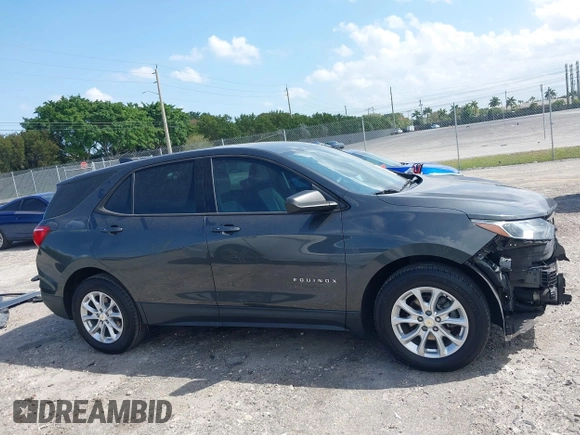 2019 Chevrolet Equinox LS with VIN 2GNAXHEV2K6302216, listed as a IAAI auction lot 41971214 with 49,004 mi miles and . Bid and sale history available at carsss.com. Image 14.