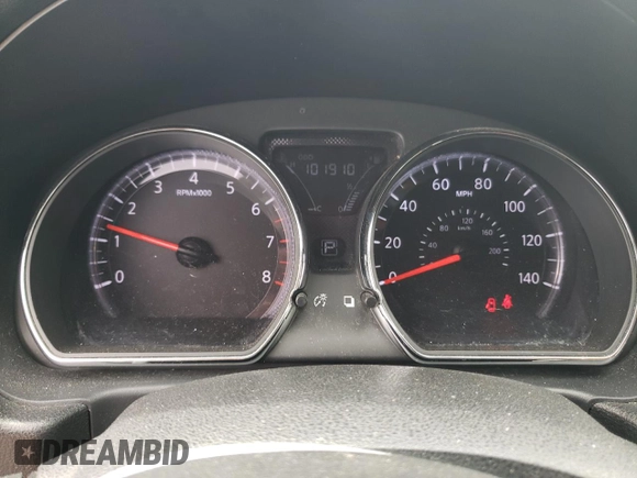 2017 Nissan Versa SV with VIN 3N1CN7AP7HL839843, listed as a Copart auction lot 58480605 with 101,910 mi miles and Salvage title. Bid and sale history available at DreamBid. Image 9.