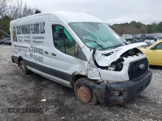 2021 Ford Transit Cargo with VIN 1FTBR1C87MKA12520, listed as a IAAI auction lot 41143999 with 88,943 mi miles and . Bid and sale history available at DreamBid. Image 1.