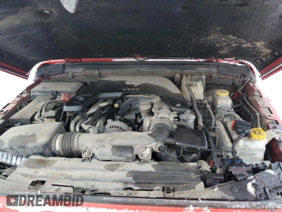 2018 Jeep Wrangler Sport with VIN 1C4GJXAG8JW167544, listed as a Copart auction lot 87440684 with 139,214 mi miles and Salvage Title. Bid and sale history available at carsss.com. Image 11.