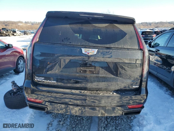 2022 Cadillac Escalade Sport Platinum with VIN 1GYS4GKL0NR176721, listed as a Copart auction lot 87170254 with 54,973 mi miles and Salvage Title. Bid and sale history available at carsss.com. Image 6.