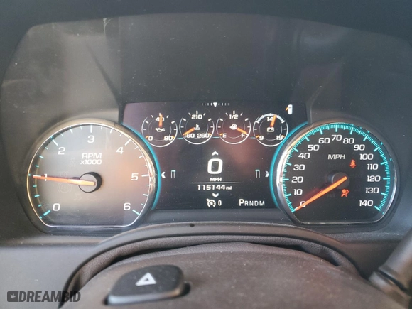 2016 Chevrolet Tahoe LTZ with VIN 1GNSKCKC1GR254325, listed as a Copart auction lot 41833005 with 115,144 mi miles and Salvage Title. Bid and sale history available at carsss.com. Image 9.