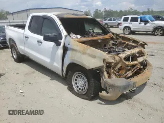 2020 Chevrolet Silverado 1500 Work Truck with VIN 1GCRYAEF0LZ267397, listed as a Copart auction lot 88936745 with 0 mi miles and Salvage Title. Bid and sale history available at carsss.com. Image 4.