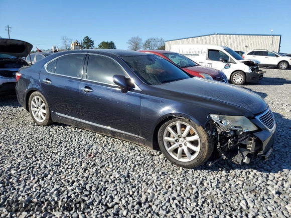 2009 Lexus LS 460 with VIN JTHCL46FX95000898, listed as a Copart auction lot 88355735 with 237,714 mi miles and Salvage title. Bid and sale history available at DreamBid. Image 4.