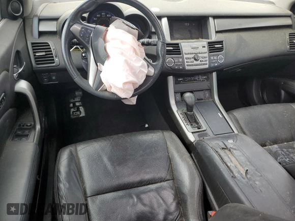 2011 Acura RDX with VIN 5J8TB1H2XBA007152, listed as a Copart auction lot 49800265 with 117,002 mi miles and Salvage Title. Bid and sale history available at carsss.com. Image 8.