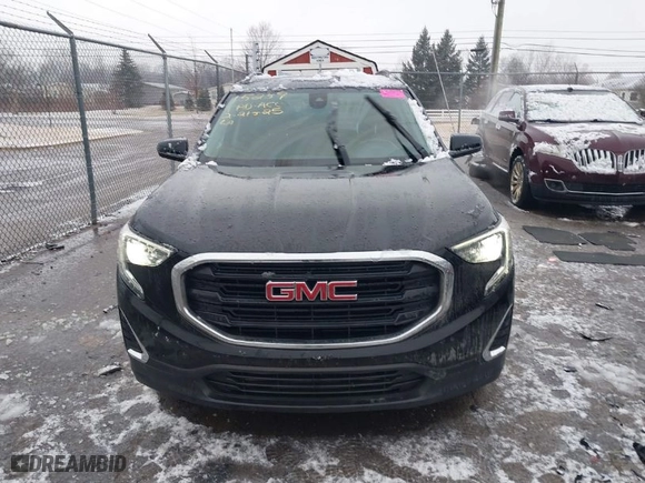 2020 GMC Terrain SLE with VIN 3GKALMEV8LL176524, listed as a IAAI auction lot 41663025 with 50,814 mi miles. Bid and sale history available at carsss.com. Image 12.