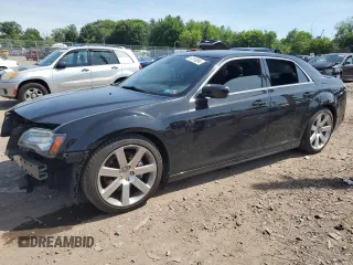 2012 Chrysler 300 SRT8 with VIN 2C3CCAFJ6CH800641, listed as a Copart auction lot 61313094 with 107,426 mi miles and Salvage Title. Bid and sale history available at carsss.com. Image 1.