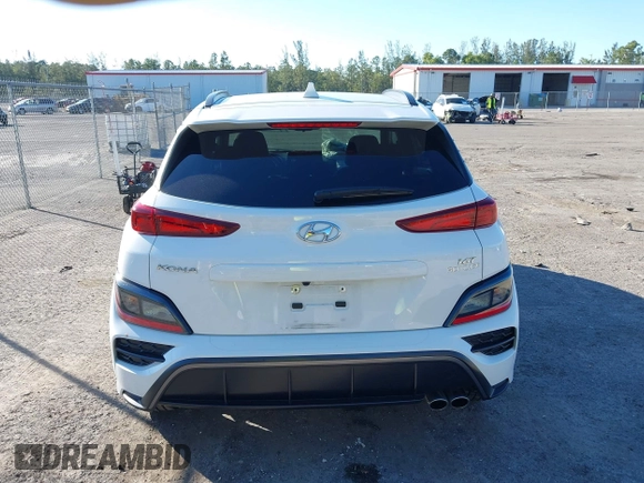 2023 Hyundai Kona N Line with VIN KM8K33A32PU049810, listed as a IAAI auction lot 40997336 with 13,130 mi miles. Bid and sale history available at carsss.com. Image 16.