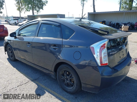 2013 Toyota Prius One with VIN JTDKN3DU9D5559161, listed as a IAAI auction lot 41995781 with 195,694 mi miles. Bid and sale history available at carsss.com. Image 3.