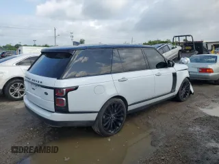 2021 Land Rover Range Rover Autobiography with VIN SALGV5SE1MA448455, listed as a Copart auction lot 59468815 with 93,542 mi miles and Salvage title. Bid and sale history available at DreamBid. Image 3.