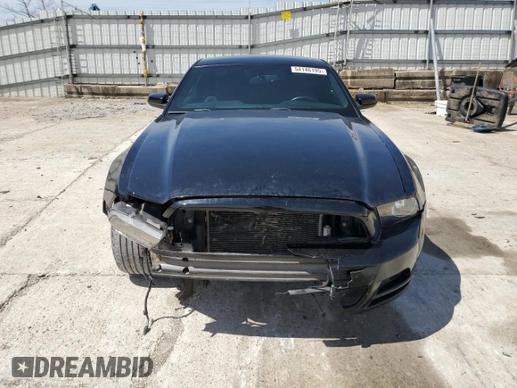 2014 Ford Mustang V6 with VIN 1ZVBP8AM6E5252007, listed as a Copart auction lot 54146195 with 129,127 mi miles and Salvage Title. Bid and sale history available at DreamBid. Image 5.