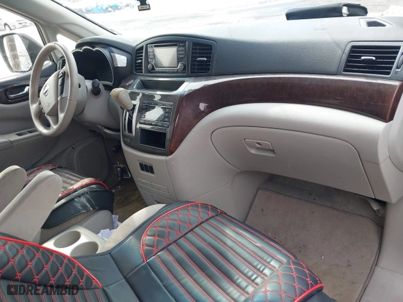 2016 Nissan Quest SL with VIN JN8AE2KP3G9155132, listed as a IAAI auction lot 41492177 with 116,300 mi miles. Bid and sale history available at carsss.com. Image 5.