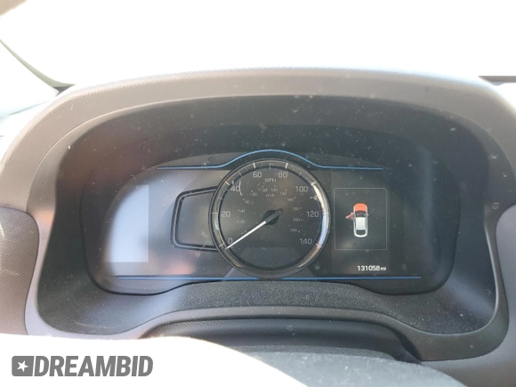 2017 Hyundai Ioniq Blue with VIN KMHC65LC5HU047877, listed as a Copart auction lot 50234285 with 131,058 mi miles and Salvage Title. Bid and sale history available at DreamBid. Image 9.