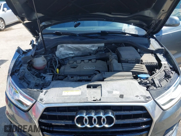 2017 Audi Q3 Premium Plus z VIN WA1JCCFS5HR003127, wystawiony jako IAAI lot #42060877 z przebiegiem 78 881 mil mil oraz . Historia ofert i sprzedaży dostępna na DreamBid. Obrazek 10.