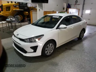 2021 Kia Rio S with VIN 3KPA24AD7ME401131, listed as a Copart auction lot 49033265 with 4,844 mi miles and Clean Title. Bid and sale history available at carsss.com. Image 1.