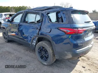 2022 Chevrolet Traverse LT Cloth with VIN 1GNEVGKW7NJ115513, listed as a IAAI auction lot 42067550 with 40,795 mi miles and . Bid and sale history available at DreamBid. Image 3.