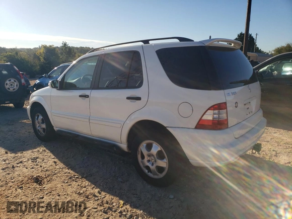 2002 Mercedes-Benz M-Class with VIN 4JGAB54E02A353932, listed as a Copart auction lot 75386794 with 157,027 mi miles and Clean Title. Bid and sale history available at carsss.com. Image 2.