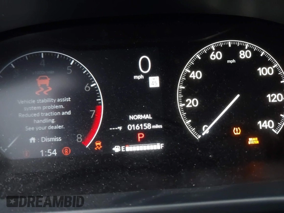 2024 Honda HR-V Sport with VIN 3CZRZ2H52RM736564, listed as a IAAI auction lot 41444725 with 16,158 mi miles. Bid and sale history available at carsss.com. Image 15.