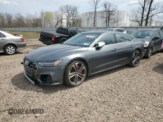 2024 Audi S7 z VIN WAURFBF20RN018764, wystawiony jako Copart lot #53886985 z przebiegiem 8 496 mil mil oraz Szkoda całkowita • Salvage title. Historia ofert i sprzedaży dostępna na DreamBid. Obrazek 1.