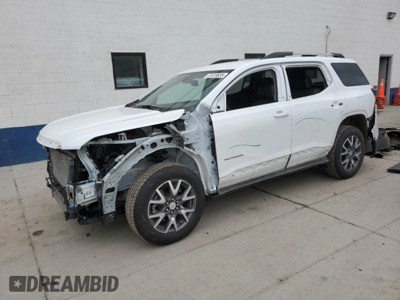 2023 GMC Acadia SLT with VIN 1GKKNUL45PZ116417, listed as a Copart auction lot 47419635 with 44,183 mi miles and Salvage Title. Bid and sale history available at DreamBid. Image 1.